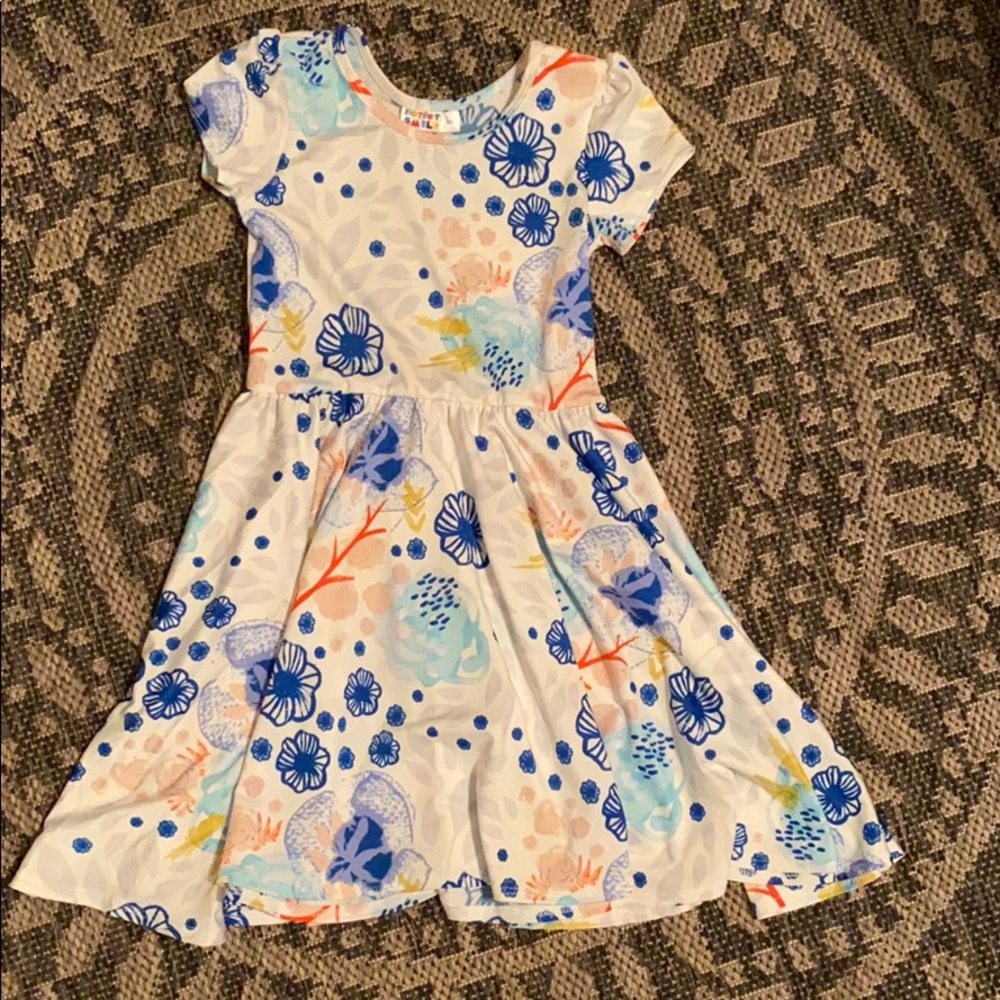 Dot dot smile floral cap dress 5/6